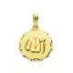 Medalla árabe de oro de 18 quilates