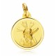 Medalla Cristo del Gran Poder de oro de 18 quilates