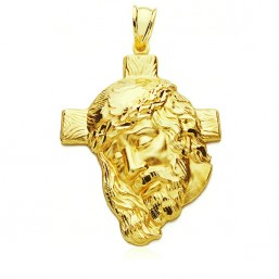 Medalla de la Santa Faz de Cristo de oro de 18 quilates