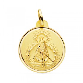 Medalla de la Virgen de la Cabeza de oro de 18 quilates