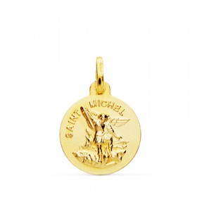 Medalla de Saint Michel de oro de 18 quilates