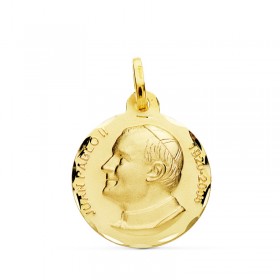Medalla de San Juan Pablo II de oro de 18 quilates