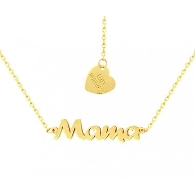 Gold name necklace