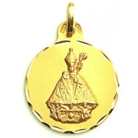 Medalla de San Fermín de oro de 18 quilates