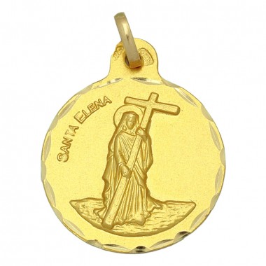 Medalla de Santa Elena de la Cruz de oro de 18 quilates
