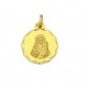 Medalla de Santa Lucía de oro de 18 quilates
