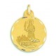 Medalla de San Lorenzo de oro de 18 quilates