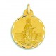 Medalla de Santa Catalina de oro de 18 quilates