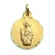 Medalla de Santa Inés de oro de 18 quilates