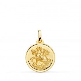 Medalla de San Jorge de oro de 18 quilates