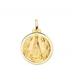 Medalla de la Virgen de Begoña de oro de 18 quilates