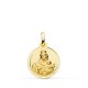 Medalla de la Virgen del Carmen de oro de 18 quilates