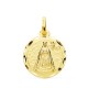 Medalla de la Virgen de Cotoca de oro de 18 quilates