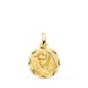 Medalla de la Virgen de la Macarena de oro de 18 quilates