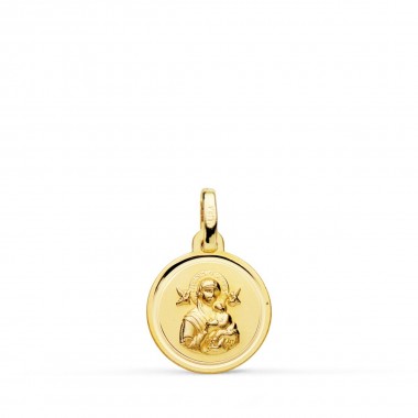 Religious medal of Our Lady of Perpetual Help in 18-carat gold