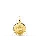 Medalla de la Virgen del Perpetuo Socorro de oro de 18 quilates