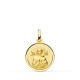 Medalla de la Virgen del Perpetuo Socorro de oro de 18 quilates