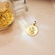 Medalla de la Virgen del Perpetuo Socorro de oro de 18 quilates