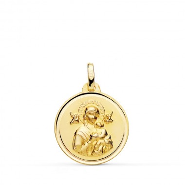 Religious medal of Our Lady of Perpetual Help in 18-carat gold