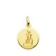 Medalla de la Virgen del Saliente de oro de 18 quilates