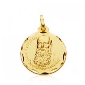 Medalla de Fray Leopoldo de oro de 18 quilates
