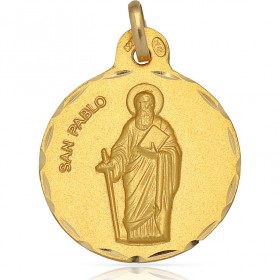 Medalla de San Pablo de oro de 18 quilates