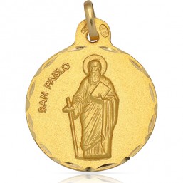 Medalla de San Pablo de oro de 18 quilates