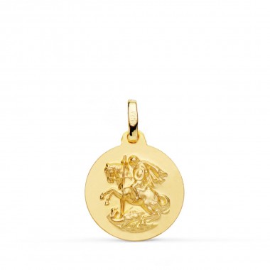Medalla de San Jorge de oro de 18 quilates