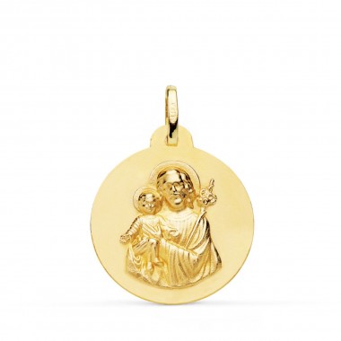 Medalla de San José de oro de 18 quilates