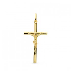 Cruz con Cristo de oro de 18 quilates