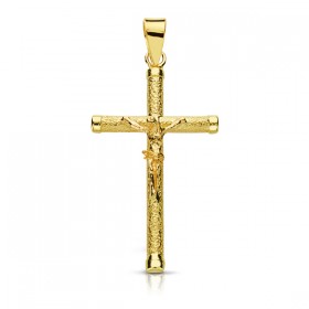 Cruz con Cristo de oro de 18 quilates