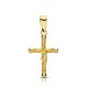 Cruz de oro de 18 quilates diamantada con Cristo