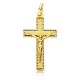 Cruz de oro de 18 quilates tallada con Cristo